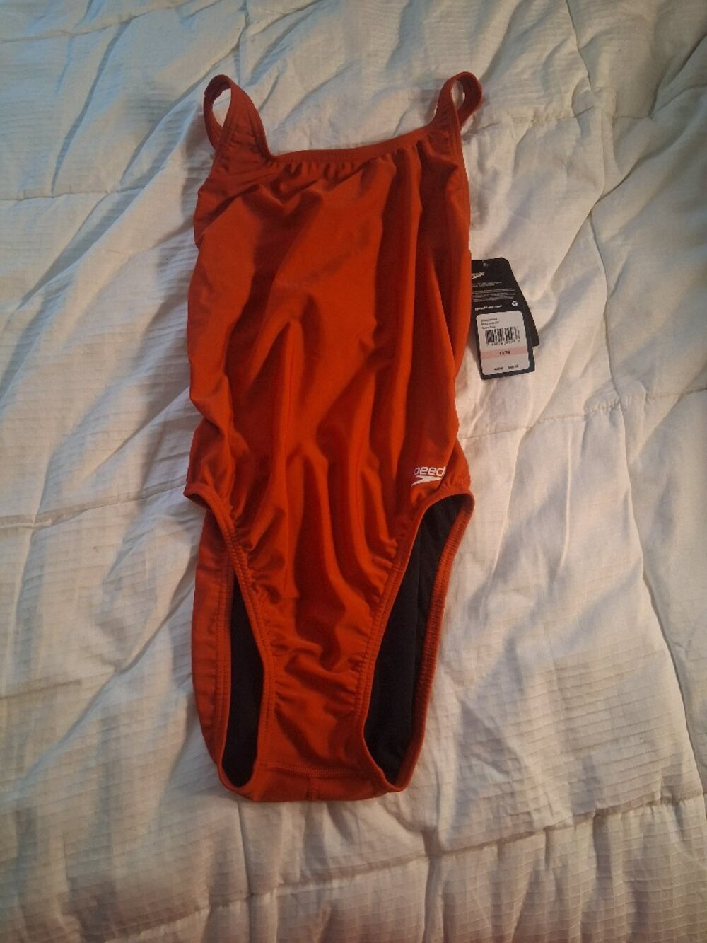 Speedo red women's one-piece size 10/36 NWT